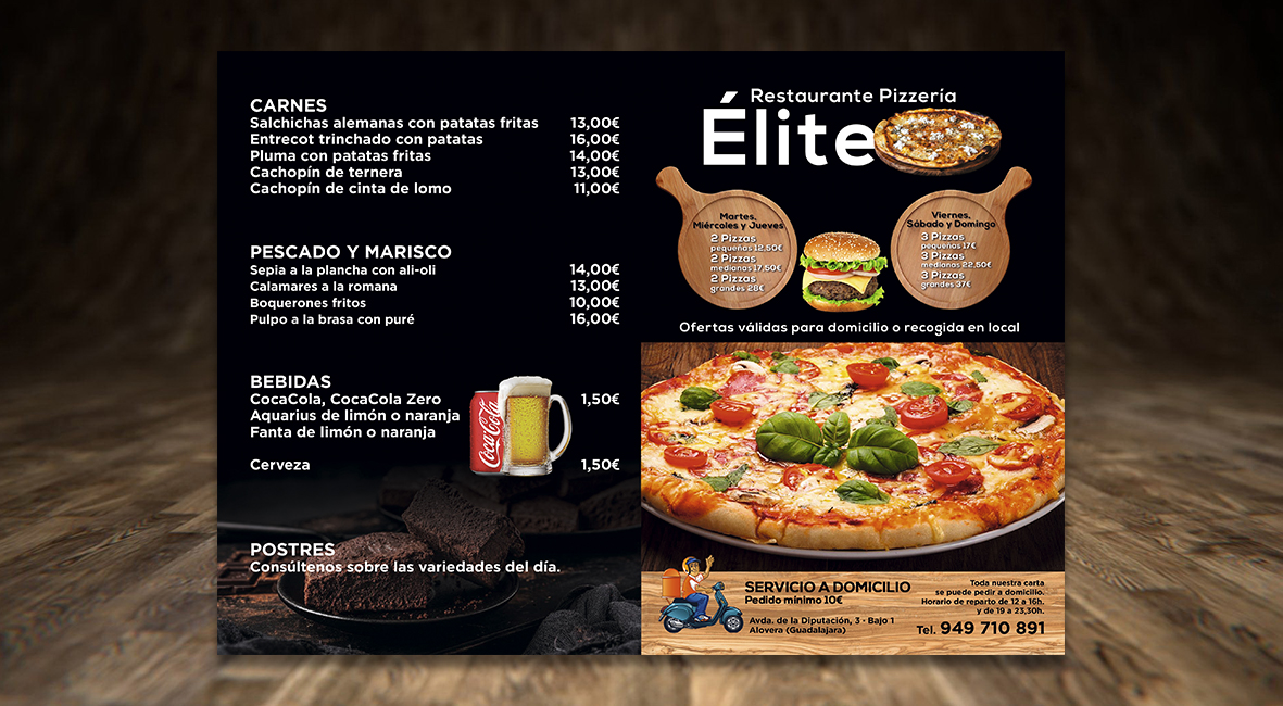 Plantilla Diseño Gráfico 10x5,5cm 15